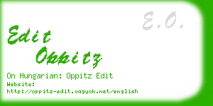 edit oppitz business card